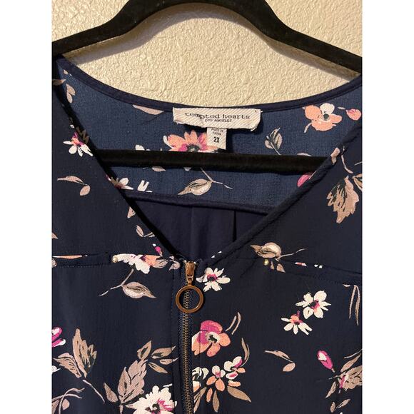 Tempted Hearts Women's 2X Blouse - Excellent Condition! - Picture 2 of 4